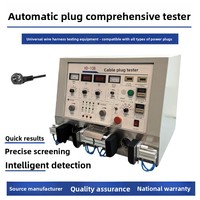 Testeur de Prises Électriques – Équipement Complet de Test de Câbles d'Alimentation avec Prise pour la Détection de Continuité et de Courts-Circuits