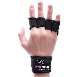 Gants de fitness unisexes personnalisés avec fonction demi-doigt vente en gros de gants de musculation avec logo personnalisé - Product Image 2