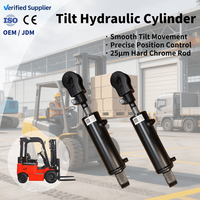 Jiangxin chariot élévateur en acier personnalisé pièce de rechange cylindre de piston hydraulique inclinable à gauche avec traitement de surface chromé dur