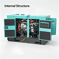 Générateur de soudage diesel 15 kW à 30 kW, soudeuse 350 A DC Arc, groupe électrogène triphasé avec ATS pour chantier de construction CE