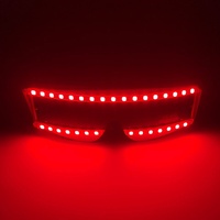 Lunettes à lumière LED Lunettes à lueur lumineuse Hommes Femmes Lunettes Performance Nouveauté Style Fête Lunettes pour Noël Nouvel An Décoration