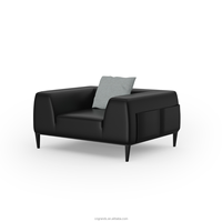 Ensemble de bureau exécutif moderne et contemporain en cuir, base métallique, plusieurs couleurs, utilisation hospitalière, mobilier commercial, design unique