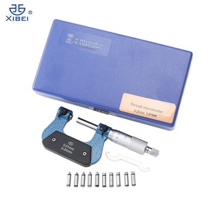 Micrómetro de Diámetro Exterior con Rosca Externa, Métrico-Imperial, 0-25 mm, Herramienta de Medición, Accesorio para Roscas Internas - Product Image 4