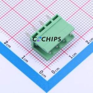 JL396V-39604G01 Plug-in Terminal Block Through hole,P=3.96mm Connector Board-to-Board / Socket - Open 1x4P 3.96mm Green - Product Image 1