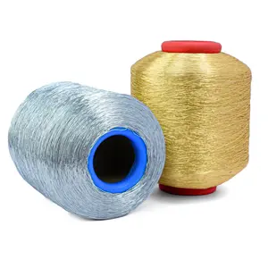 40D 75D AK-type Metallic Yarn Acid And Alkali Resistant High Temperature Metallic Lurex Yarn Thin Metallic Knitting Thread