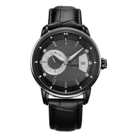Montre homme automatique mécanique 3D personnalisée UTIME, nouveau design, verre acier inoxydable, résistance à l'eau 5 BAR, mouvement MIYOTA