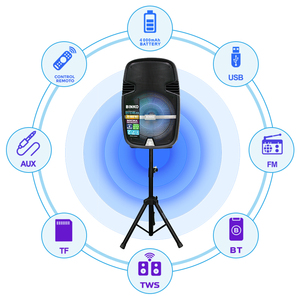 Oem 15 ''xách tay cho <span class=keywords><strong>Bluetooth</strong></span> bên loa kép Loud <span class=keywords><strong>Stereo</strong></span> hệ thống âm thanh với âm bass sâu cho chơi game ngoài trời - Product Image 6