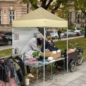 Create a Stylish Retreat 5x5FT 14-Piece Outdoor Furniture <b>Canopy</b> Set with Gazebo and <b>Pergola</b> Plastic & Stainless Steel - Product Image 1
