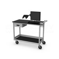 Mobilier scolaire, équipement de laboratoire de chimie, biologie, physique, console de laboratoire en acier, table d'ordinateur, atelier, design moderne