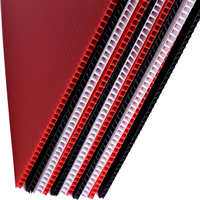 Feuilles de plastique PP ondulé personnalisées de 2 à 18 mm, flexibles pour panneaux, avec service de découpe, dimensions 1220x2440 mm / 4'x8'