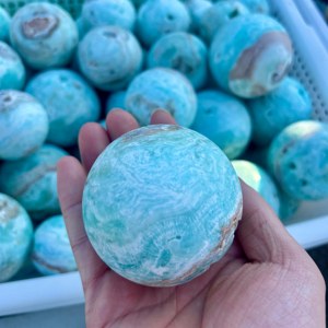 Esfera de Cristal de Cuarzo Natural de Alta Calidad para Sanación Reiki, Esfera de Cristal de Hemimorfita Druzy para Regalo Espiritual - Product Image 3