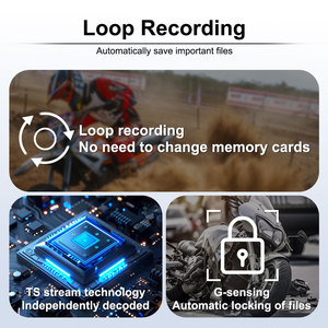 6.25インチ新しいOEM防水高推奨IPSタッチスクリーンオートバイカープレイナビゲーターBSD機能付き2K DVRカメラTPMS - Product Image 5