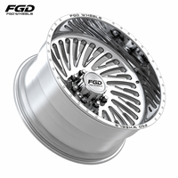 Jantes forgées FGD 8x180 8x170 8x6.5 8 trous 22x12 24x12 24x14 26x12 26x14 26x16 pour Ford F-250/350 Chevy Silverado2500/3500