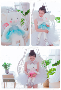 Peluche di Topolina <span class=keywords><strong>Ballerina</strong></span> Cartoon, Giocattolo di Peluche con Gonna Tutù, Bambola di Topolina in Tutù - Product Image 6