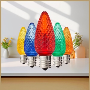 Bombillas LED C9 Opticore Blancas Frías Transparentes para Decoración Navideña de Exterior IP68 - Product Image 2
