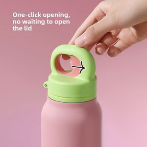 High-quality Large-capacity 750ml Vacuum Stainless Steel Portable <b>Thermos</b> One-button Open Lid Modern for Sports Outdoor Travel - Product Image 2