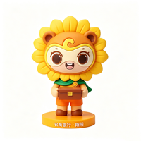 PINSHUO Figurines de mascotte en PVC écologiques personnalisées et poupées mignonnes sur le thème de l'anime/du romantisme/du rétro, emballage en boîte mystère