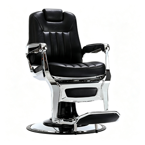Vintage Hydraulic Barber <b>Chair</b> Heavy Duty <b>Reclining</b> Barber Salon <b>Chair</b> Black PU <b>Leather</b> Hair Cutting Styling <b>Chair</b> - Product Image 1