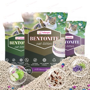 Litière pour chat en bentonite, désodorisante, forte, facile à nettoyer, vente directe d'usine professionnelle - Product Image 1