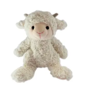 25cm sitting high adorable promotional customized top quality microwavable plush lamb(MILLY) pets toy filled by wheat&lavender