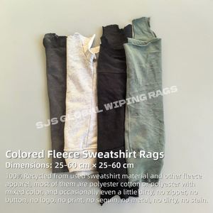 Trapos de Limpieza Industriales de Tela 100% Algodón, Trapos de Felpa de Colores, Trapos de Limpieza de Sudaderas, Trapos de Limpieza 100% Algodón - Product Image 2