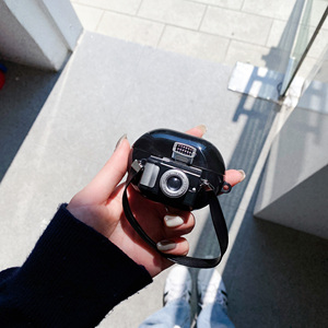 Funda Retro para auriculares de cámara, cubierta de silicona para Huawei <span class=keywords><strong>Freebuds</strong></span> <span class=keywords><strong>4i</strong></span>, <span class=keywords><strong>Freebuds</strong></span> Pro 4 3, accesorios de protección - Product Image 4