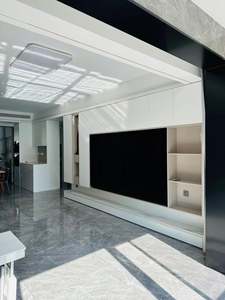 ตู้วางทีวีดีไซน์ทันสมัยสำหรับห้องนั่งเล่นโรงแรมวิลล่าเฟอร์นิเจอร์พร้อมที่เก็บของแบบซ่อน - Product Image 2