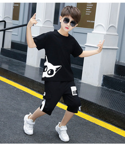 Hot Sale Wholesale New Style Children <b>Clothes</b> Clothing Sets Tshirt Logo Printing and Pants <b>Turkey</b> - Product Image 5