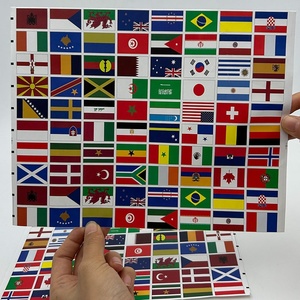 <span class=keywords><strong>Autocollant</strong></span> drapeau des pays de l'Europe (est, ouest, sud et centrale) pour événements sportifs mondiaux, 8x5 cm, vente en gros - Product Image 2