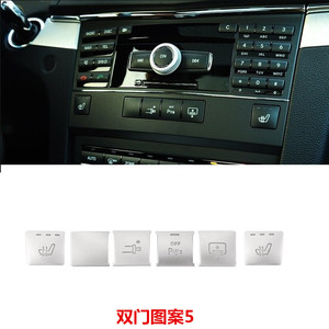 Autocollants de boutons de fonction intérieurs de voiture en acrylique, pour la décoration de la console centrale de Mercedes Benz W204 W212 GLK300 - Product Image 5