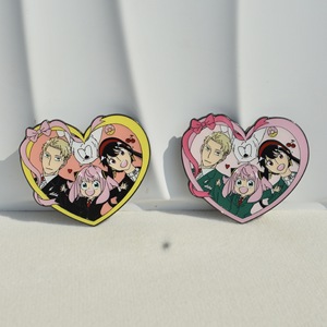 Nuovi Stili Anime Giapponese SPY <span class=keywords><strong>Forger</strong></span> Anya Spilla Distintivo in Metallo Smaltato, Spilla in Lega con Ragazza Cartone Animato - Product Image 2