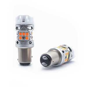 Luz de señal de giro del coche bombilla de freno LED 3030 20SMD BAY15D P21/5W 2057 1157 1156 Canbus lámpara trasera de marcha atrás DRL accesorios de coche - Product Image 1