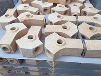 Brique réfractaire en argile réfractaire résistante aux hautes températures pour la construction de fours industriels