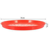 Mangeoire à poulet avec fond antidérapant, mangeoire pour volailles, poulets, canards, oies, diamètre 30-80 cm, bac à nourriture spécifique pour poussins en PP
