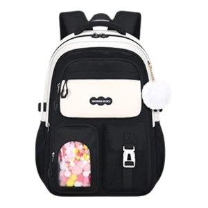 New Fashion and Simple Three-piece Schoolbag Students Large Capacity Portable Easy Storage <b>Waterproof</b> <b>Backpack</b> - Product Image 1