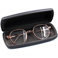 Bestpackaging étuis à lunettes de soleil en fer Logo personnalisé étui à lunettes Portable en cuir pu boîte à lunettes de rangement de voyage emballage