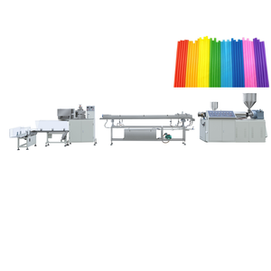 PP/PLA/proveedor de fábrica de piruletas personalización máquina extrusora de paja de palo de Piruleta de un solo color con precio de fábrica - Product Image 1