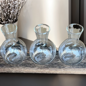 Support en bois art déco pour plantes hydroponiques Station de propagation des plantes <span class=keywords><strong>Vase</strong></span> en verre pour décoration de bureau à domicile Cadeau pour plantes d'intérieur - Product Image 3