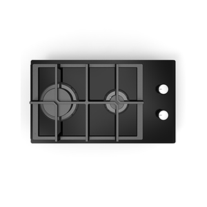 Estufa de gas de vidrio de <span class=keywords><strong>2</strong></span> quemadores Foshan, cocinas eléctricas con instalación integrada, cocina de doble quemador estándar para el hogar - Product Image 2
