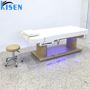KISEN Beauty Salon Beauty <b>Bed</b> Electric Adjustable Height <b>Lash</b> Facial Head Spa <b>Bed</b> Beauty With 4 Motors Spa Chair Massage <b>Bed</b> - Product Image 4