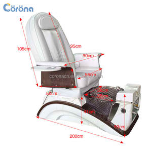 Cómoda Silla de <span class=keywords><strong>Spa</strong></span> para Pedicura con Hidromasaje sin Tuberías, Masaje Eléctrico con Sistema de Drenaje Automático para Salón de Uñas - Product Image 4