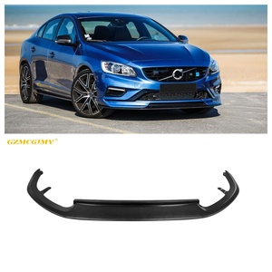 Separatore paraurti anteriore auto di alta qualità adatto per <span class=keywords><strong>Volvo</strong></span> <span class=keywords><strong>V60</strong></span> S60 OEM stile dry in fibra di carbonio labbro anteriore - Product Image 1