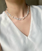 Collier ras du cou bohème coloré en pierres précieuses naturelles irrégulières (ovales, triangulaires) et perles délicates, fabrication rapide sur mesure