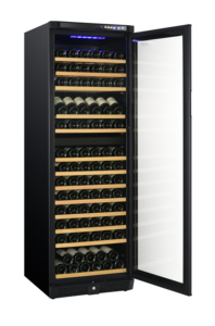 Réfrigérateur à <span class=keywords><strong>vin</strong></span> électrique grand format ODM pour usage domestique avec porte vitrée automatique, réfrigérant R600A intégré - Product Image 3