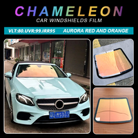 Film pour vitres de voiture Chameleon bleu clair ultra-transparent en céramique nano, film teinté pour pare-brise automobile pour le marché européen