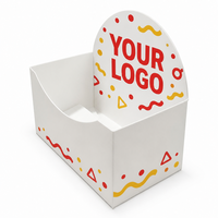 Caja desechable para pollo frito de papel kraft, contenedor para llevar con logo personalizado impreso, resistente a la grasa, para alitas y filetes de pollo