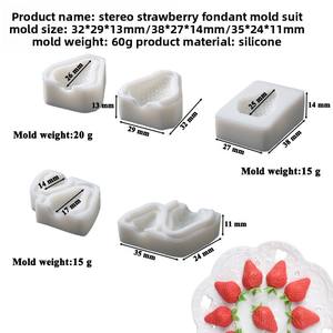 Varietà di piccole fragole frutta Mousse torta <span class=keywords><strong>stampi</strong></span> dolce francese Mini torta artificiale di riso in Silicone <span class=keywords><strong>stampi</strong></span> <span class=keywords><strong>per</strong></span> torta al cioccolato strumenti - Product Image 5
