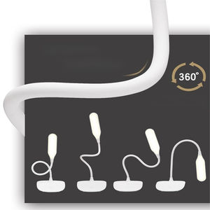 Abrazadera <span class=keywords><strong>Lámpara</strong></span> de mesa Sala de estar Escritorio Mesita de noche Lámparas de mesa modernas simples con puerto USB - Product Image 5