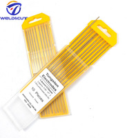 Electrodo de Tungsteno Lantado al 2% WL15 con Punta Azul |   para Soldadura TIG de Acero Inoxidable y Aleaciones |   1.0mm-4.0mm 10 Piezas
