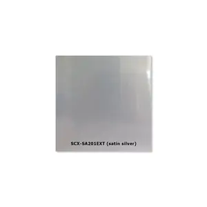 BrightSUB SCX-SA201EXT 야외 승화 알루미늄 시트 새로운 새틴 실버 열전사 인쇄 옥외 사용 금속 코팅 블랭크